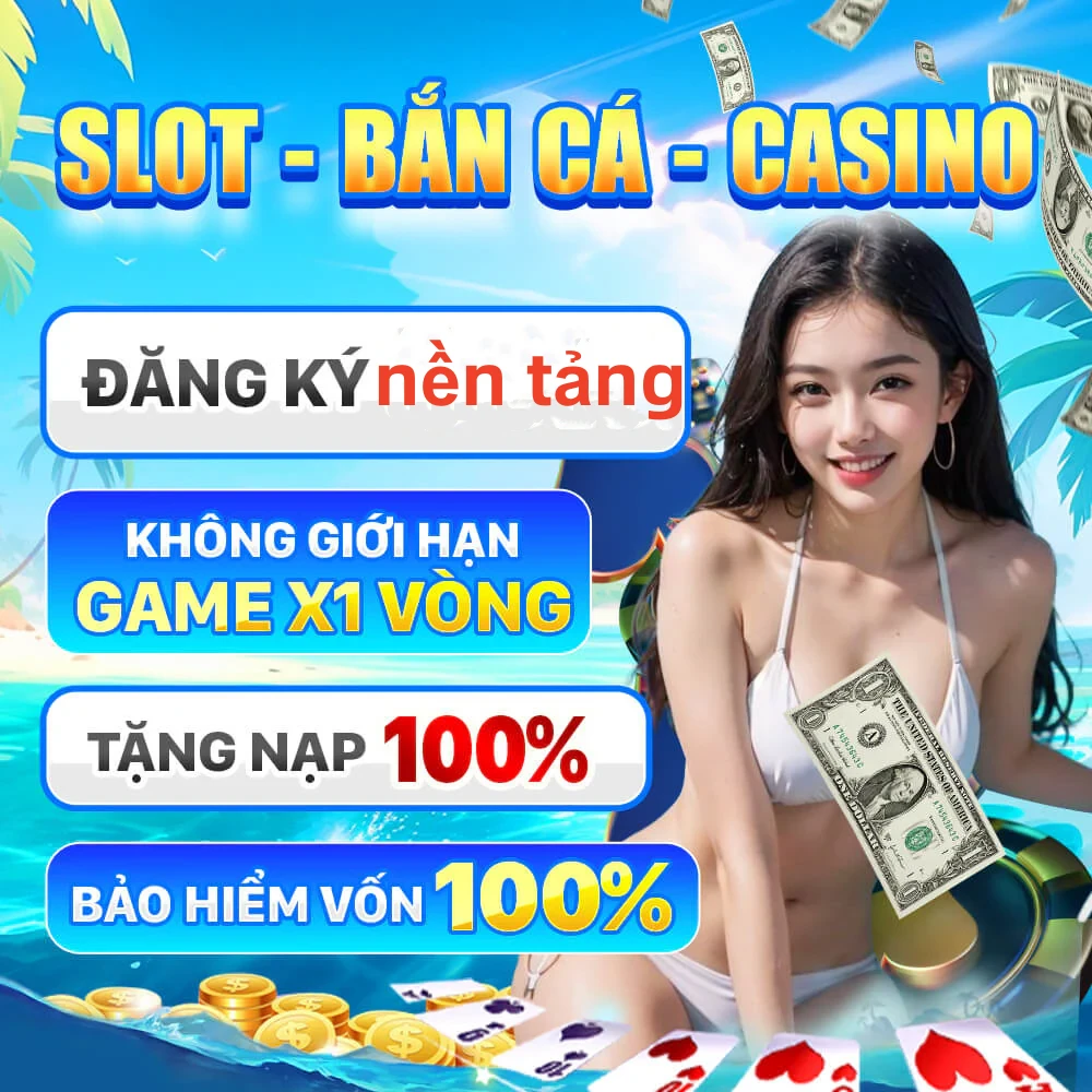 Hình ảnh quảng cáo của okfun hiển thị nền tảng và các lợi ích