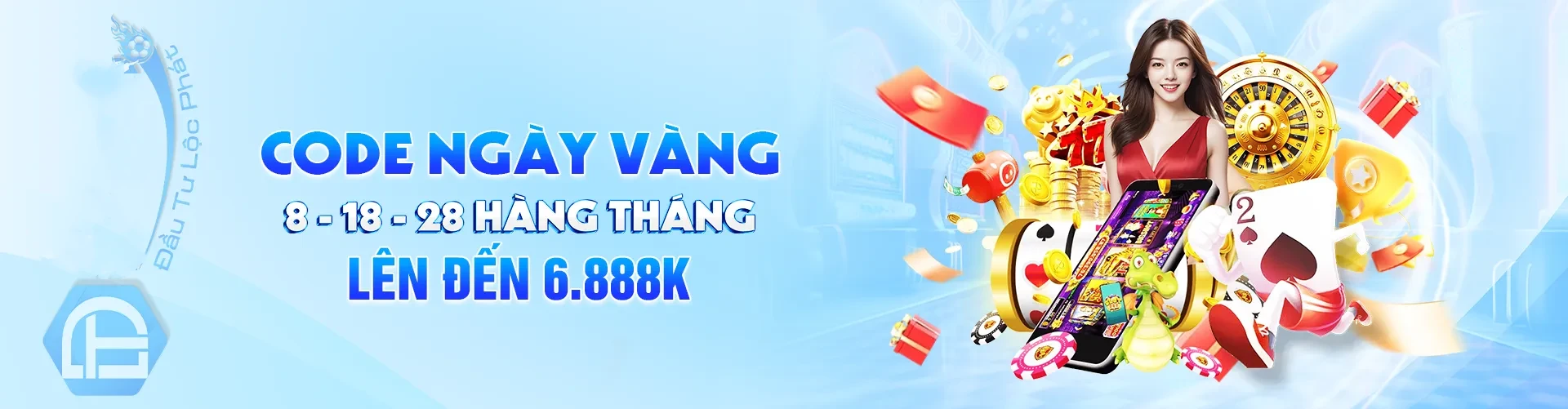 Hình ảnh quảng cáo của okfun hiển thị nền tảng và các lợi ích