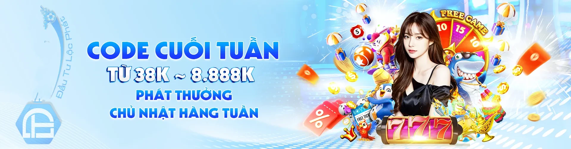 Hình ảnh quảng cáo của okfun hiển thị nền tảng và các lợi ích