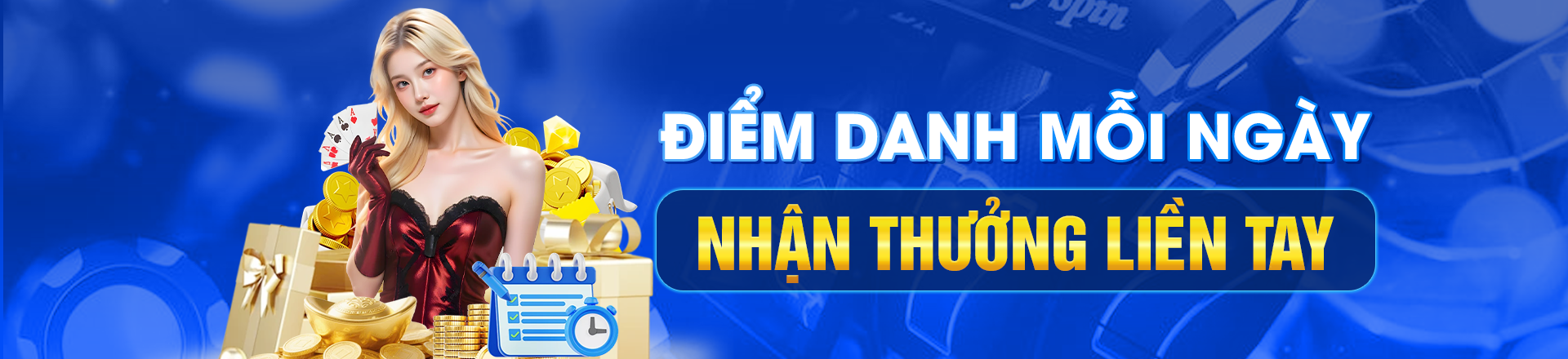 Hình ảnh quảng cáo của okfun hiển thị nền tảng và các lợi ích