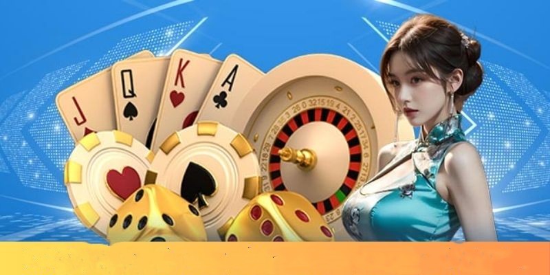 Hình ảnh quảng cáo của okfun hiển thị nền tảng và các lợi ích